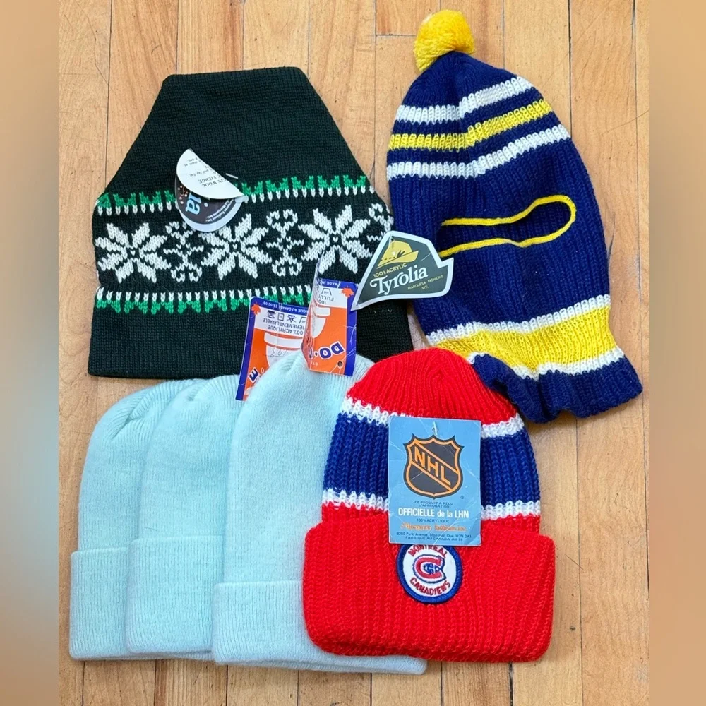 Assorted Winter Beanies - Red, Blue, Green | new - Picture 1 of 1
